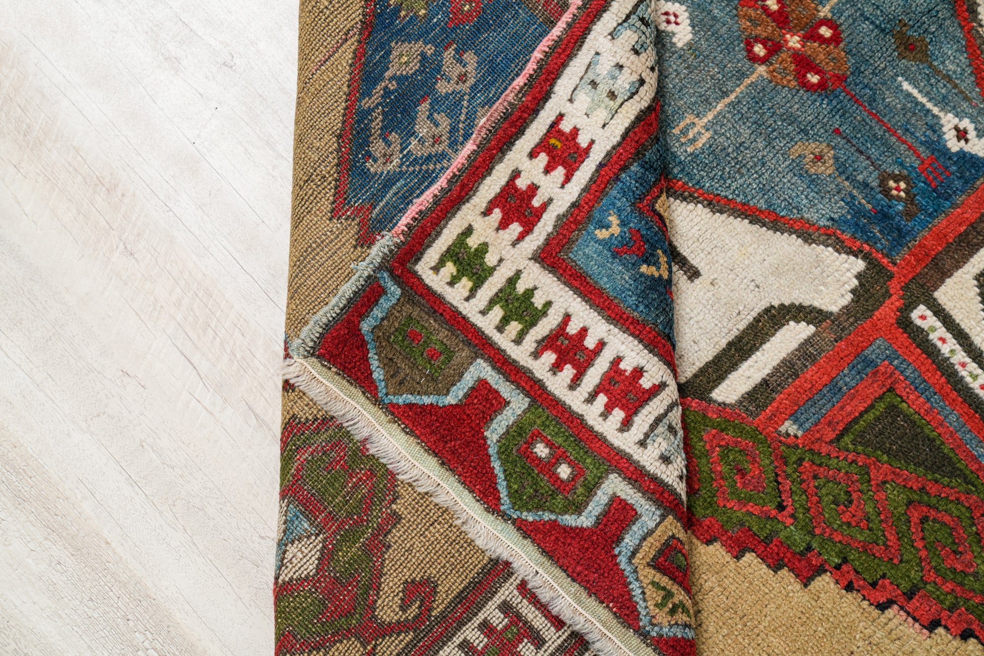 Antique Anatolian Karapinar Tribal Rug 5'4" x 3'10"