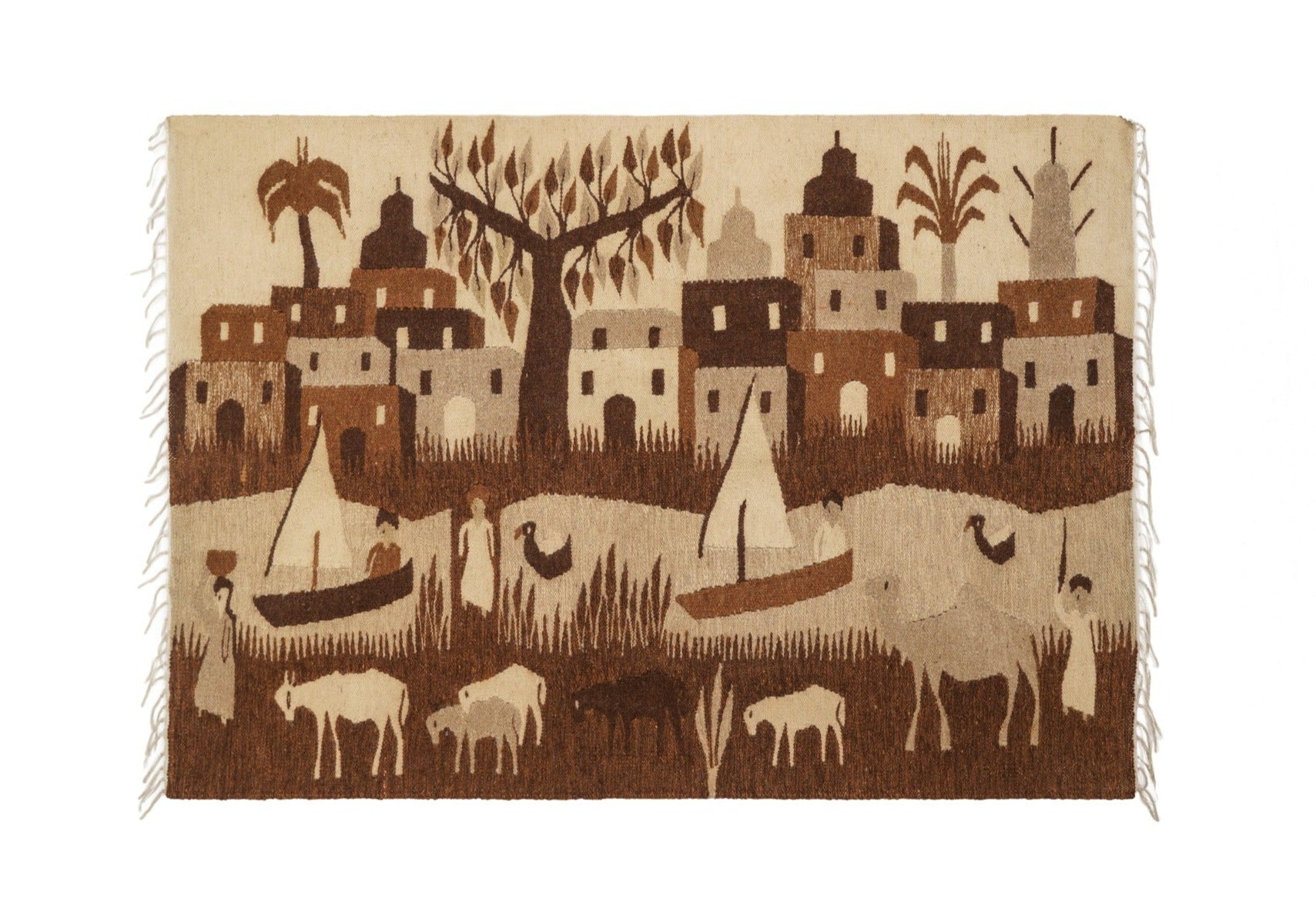 Vintage Egyptian Kilim 4'9" x 3'3"