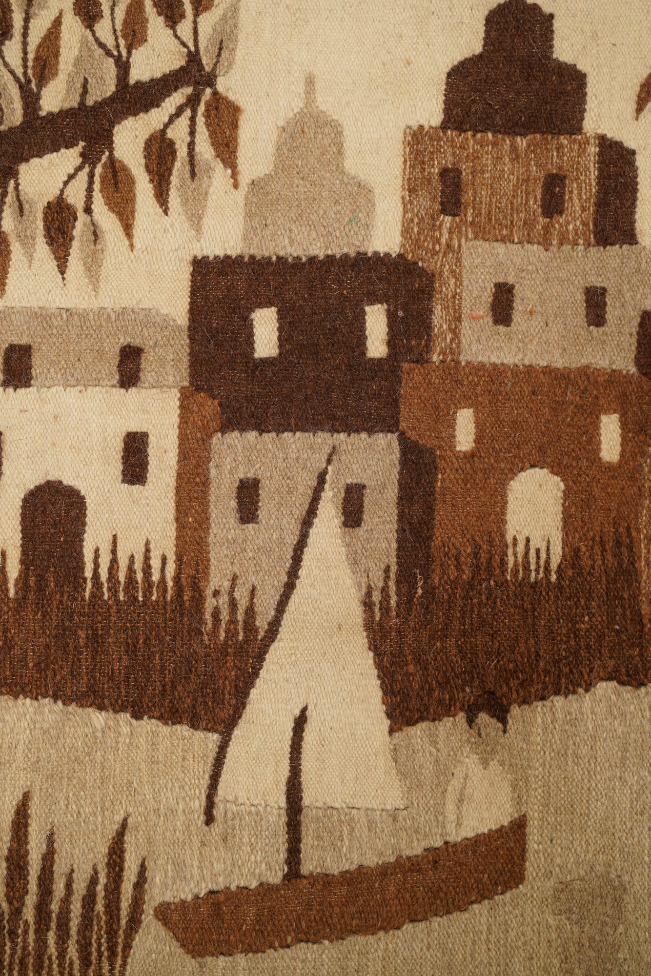 Vintage Egyptian Kilim 4'9" x 3'3"