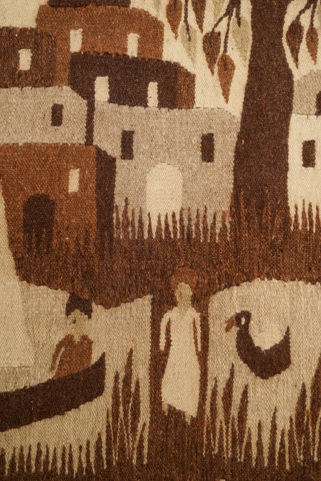 Vintage Egyptian Kilim 4'9" x 3'3"