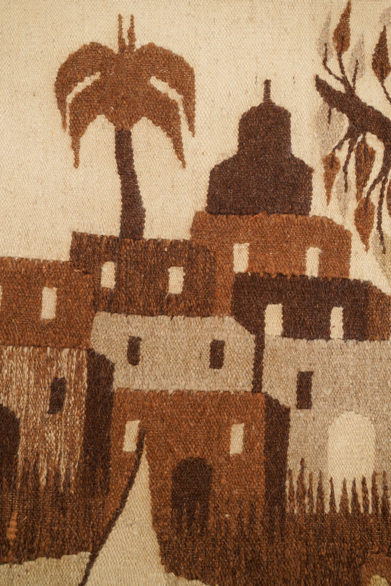 Vintage Egyptian Kilim 4'9" x 3'3"