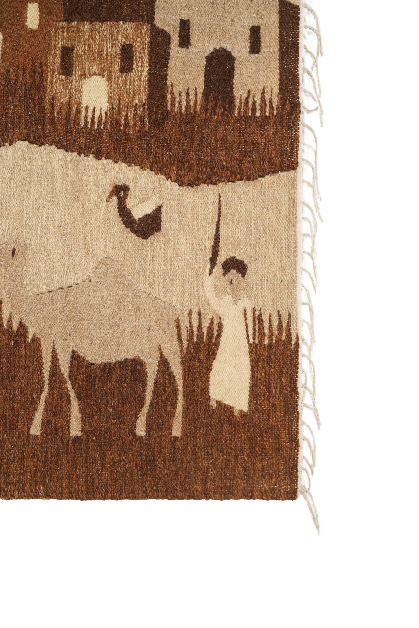 Vintage Egyptian Kilim 4'9" x 3'3"