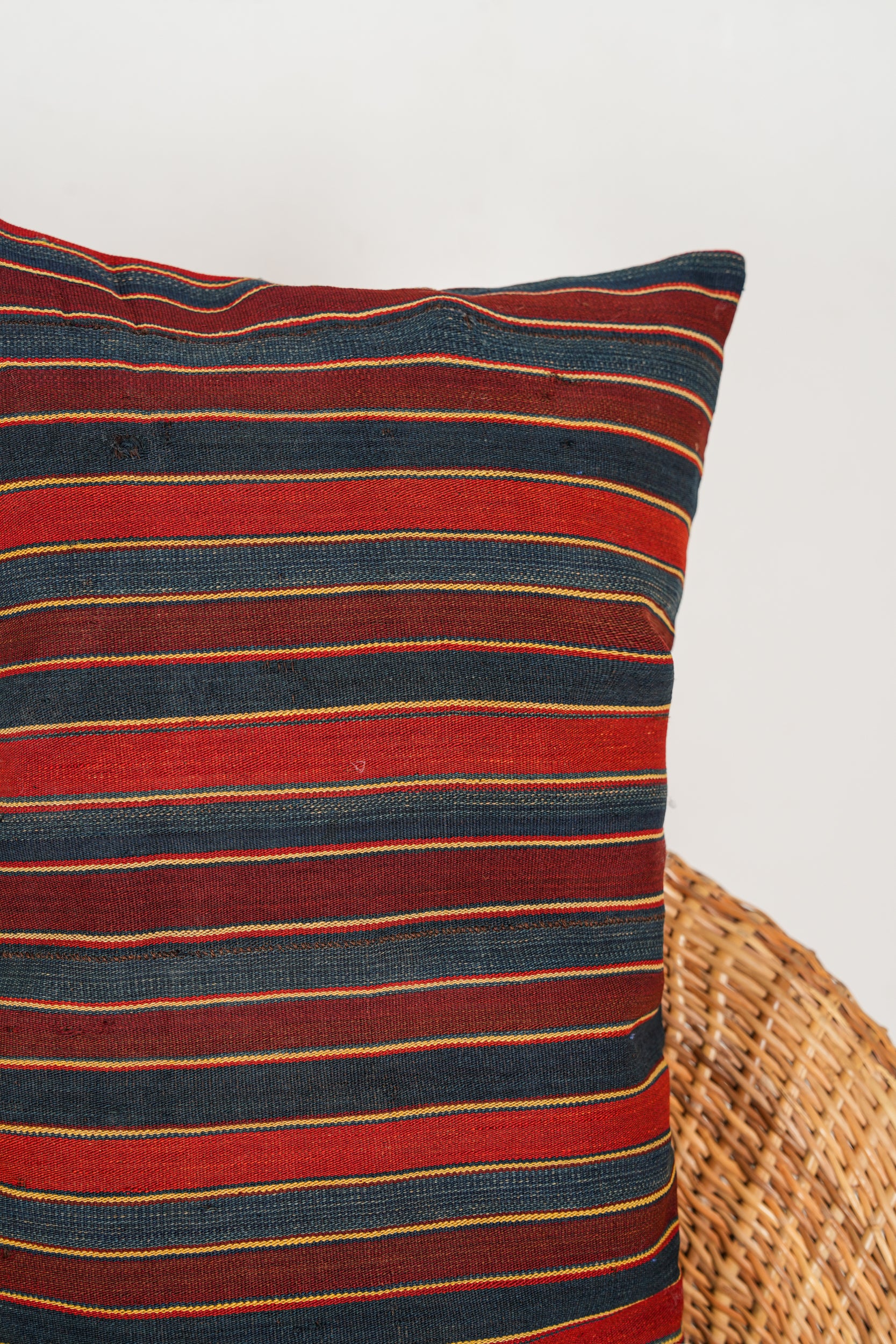 Antique Caucasian Jajim Lumbar Pillow 3' x 1'7"