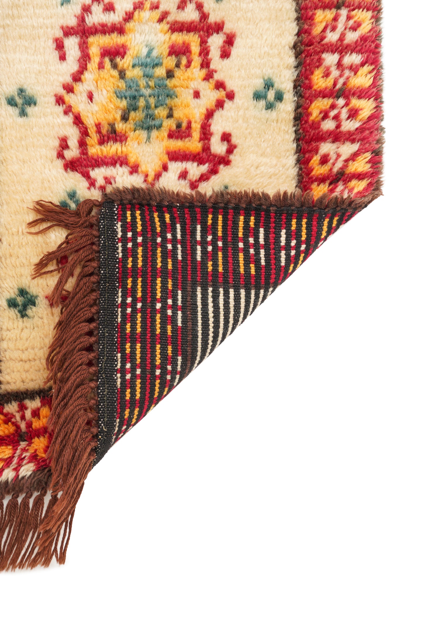 VINTAGE TURKISH TRIBAL RUG 3'2" x 2'