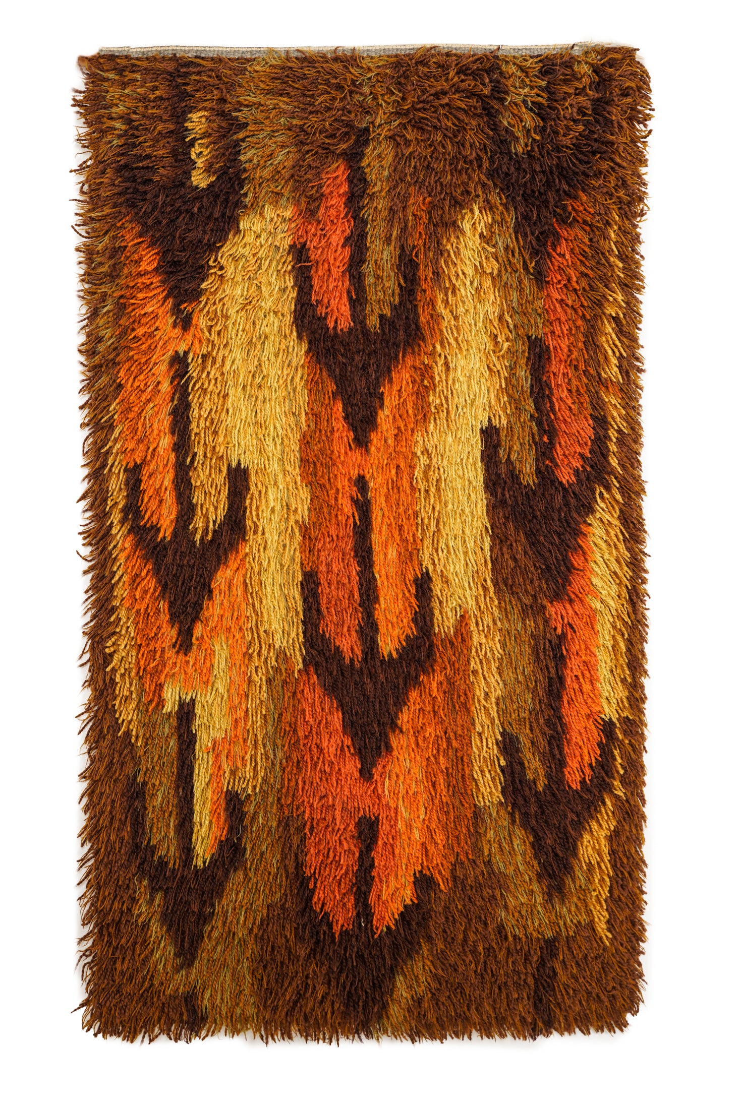 Vintage Scandinavian rya rug 3'4" x 2'