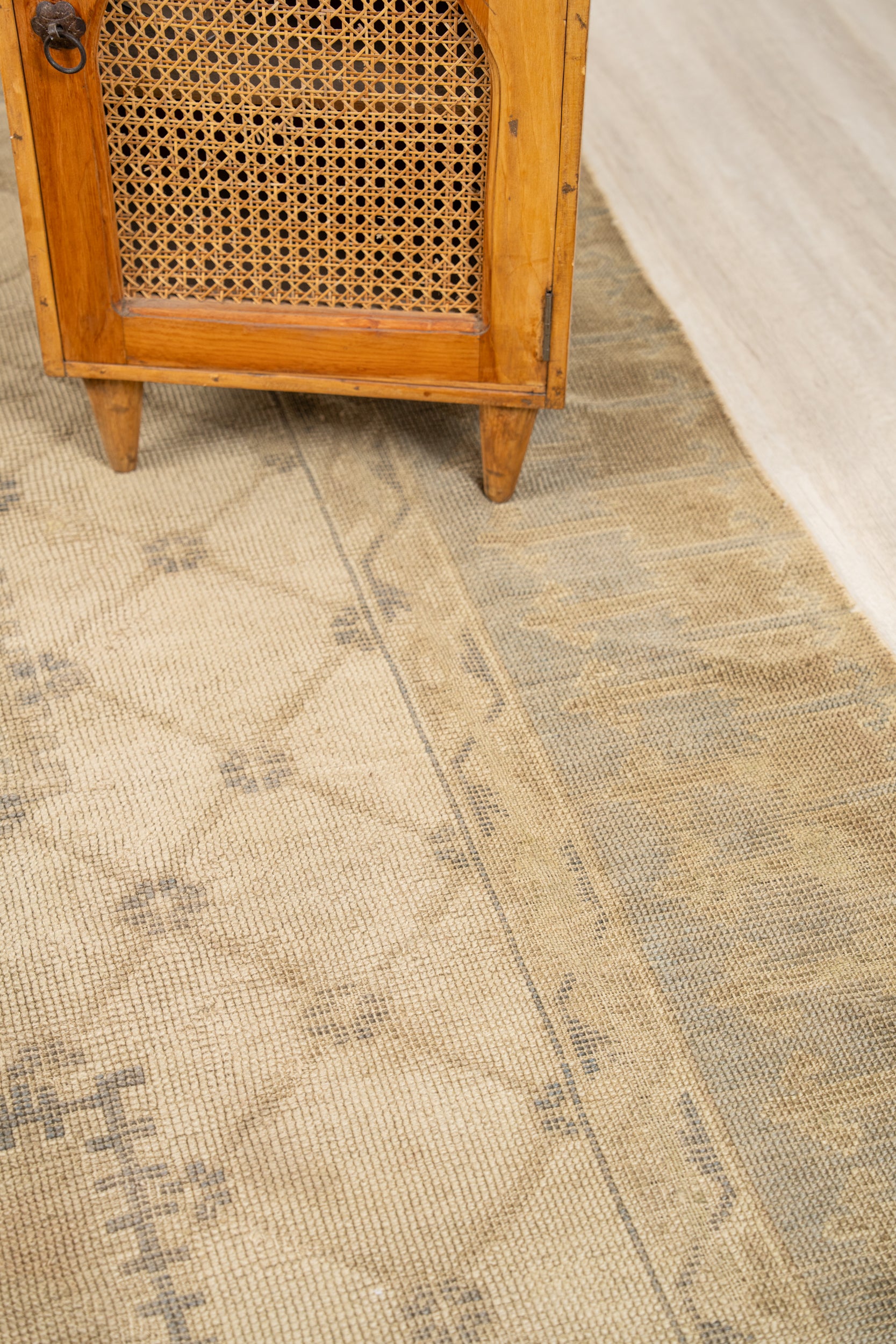 Vintage Turkish Oushak Rug 12'3" x 9'8"