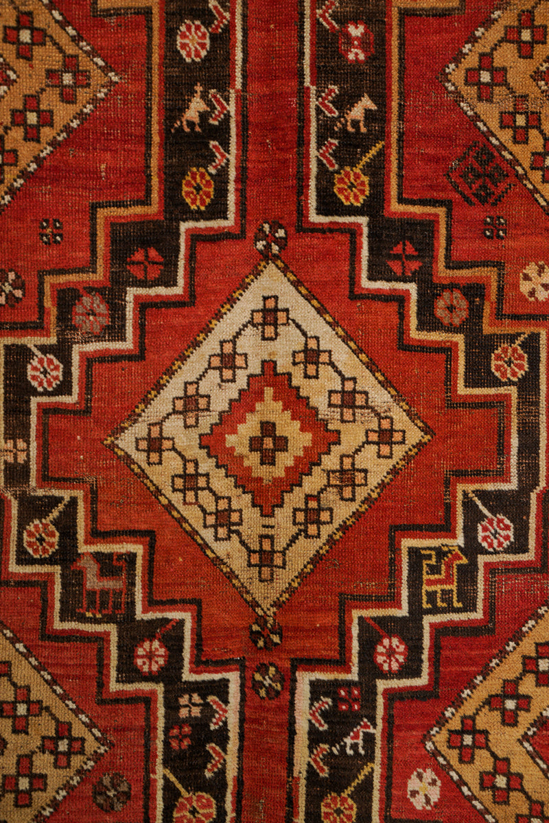 Antique Caucasian Shirvan Rug 8'4" x 4'2"