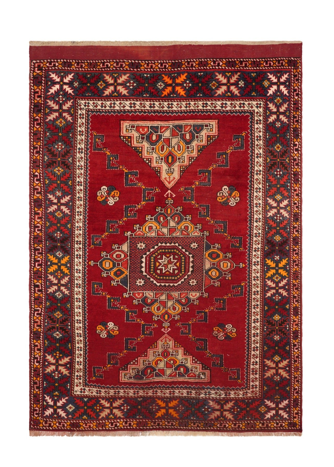 Vintage Anatolian Rug 8'7" x 6'