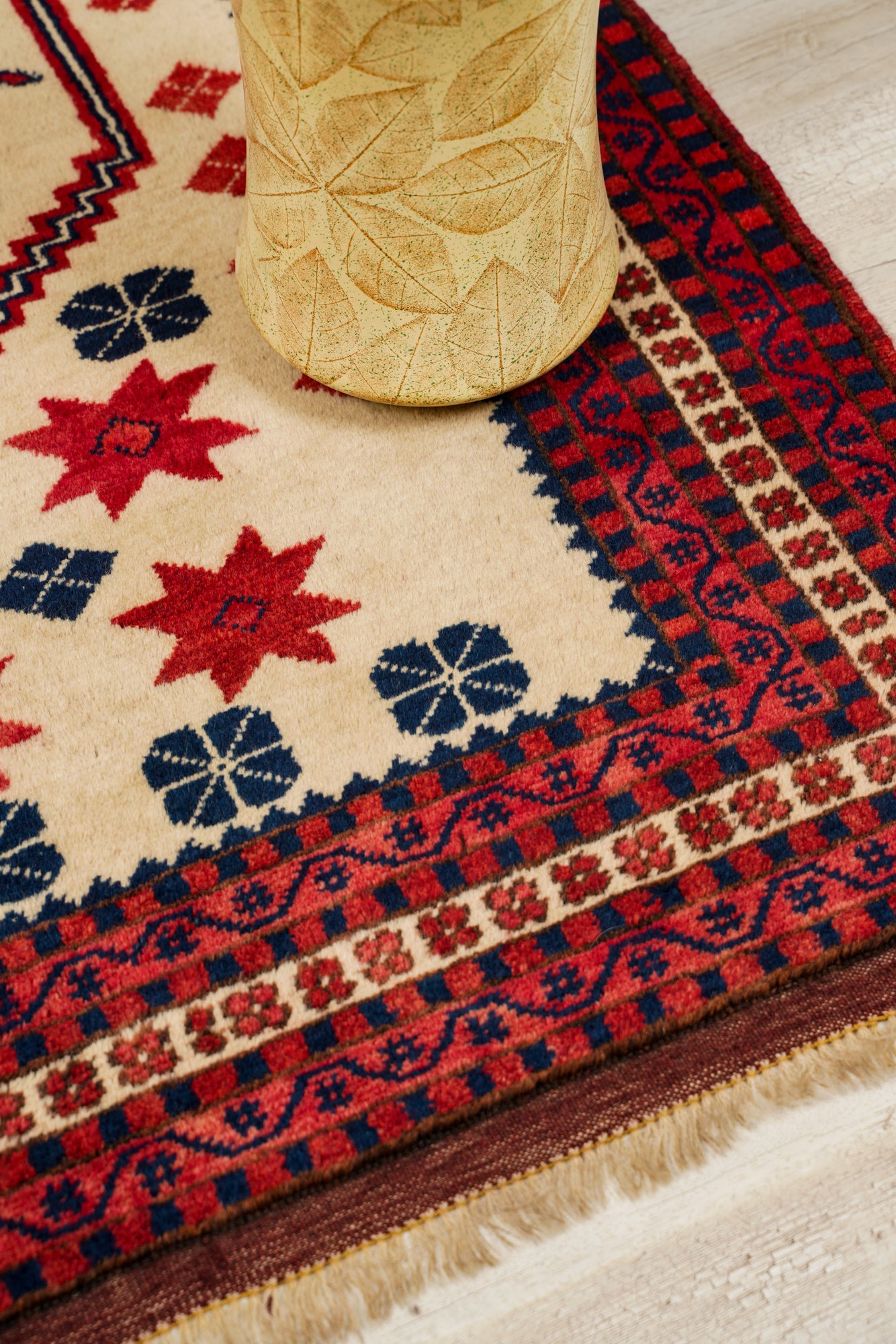 VINTAGE TURKISH YAGCIBEDIR TRIBAL RUG 6' x 3'4"