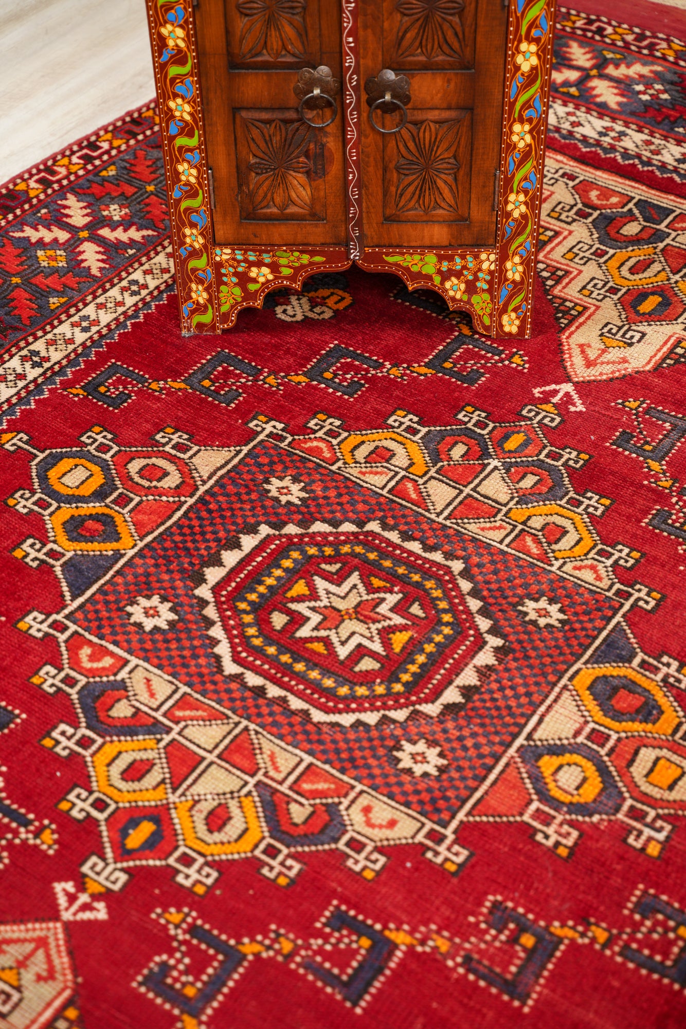 Vintage Anatolian Rug 8'7" x 6'