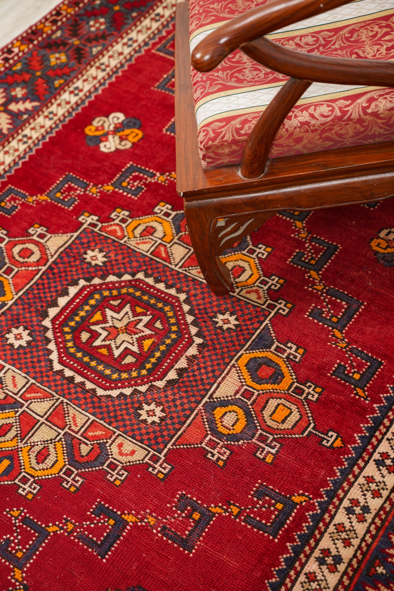 Vintage Anatolian Rug 8'7" x 6'