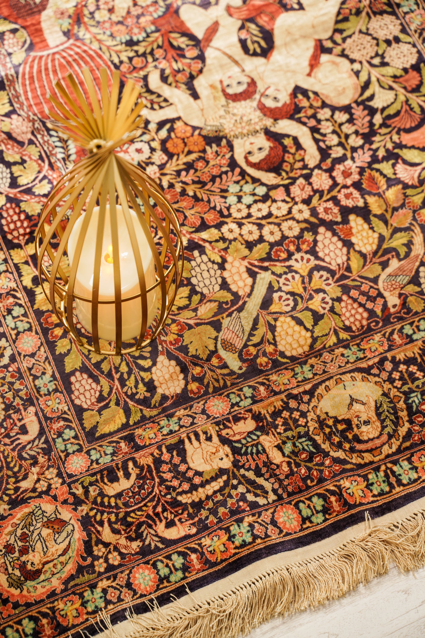 Raphael Silk Pictorial Rug 4' x 2'6"