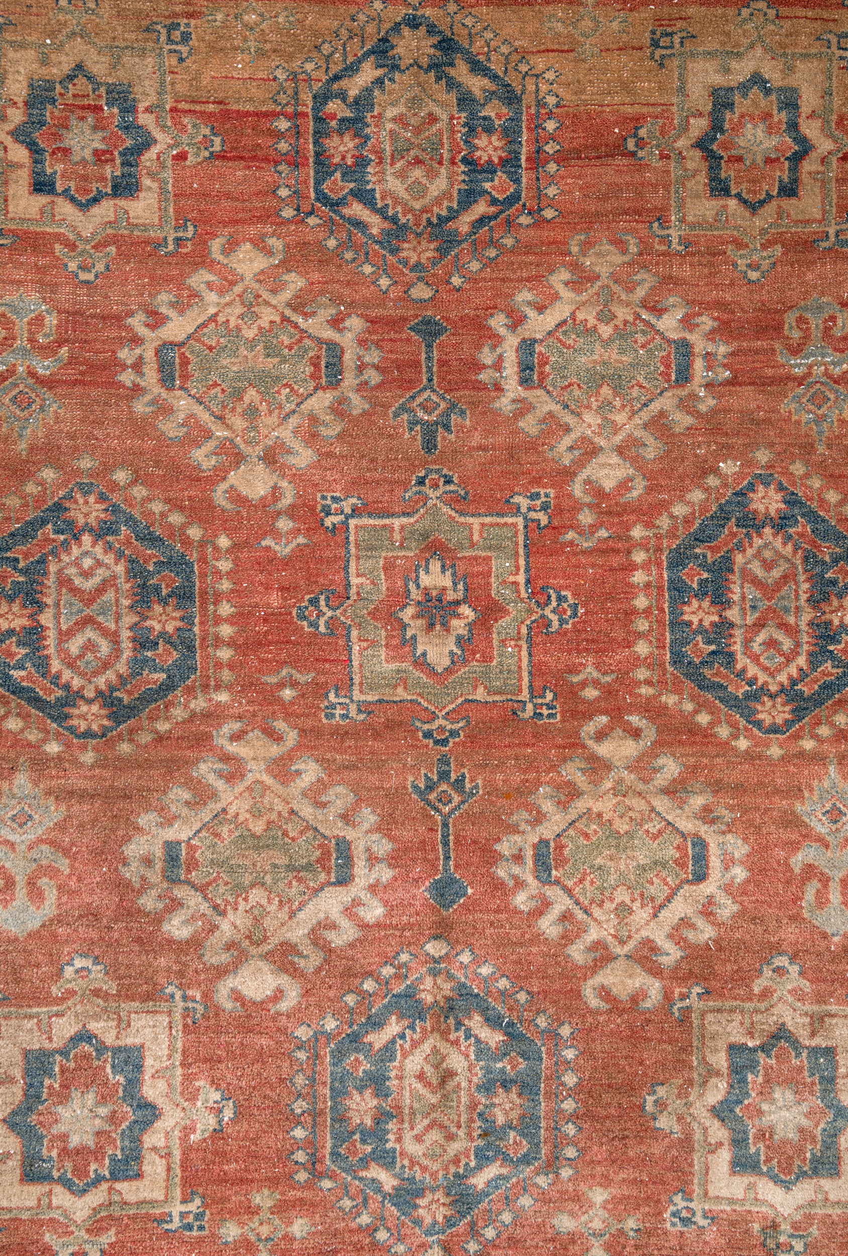 Vintage Afghan Kazak Rug 6' x 5'