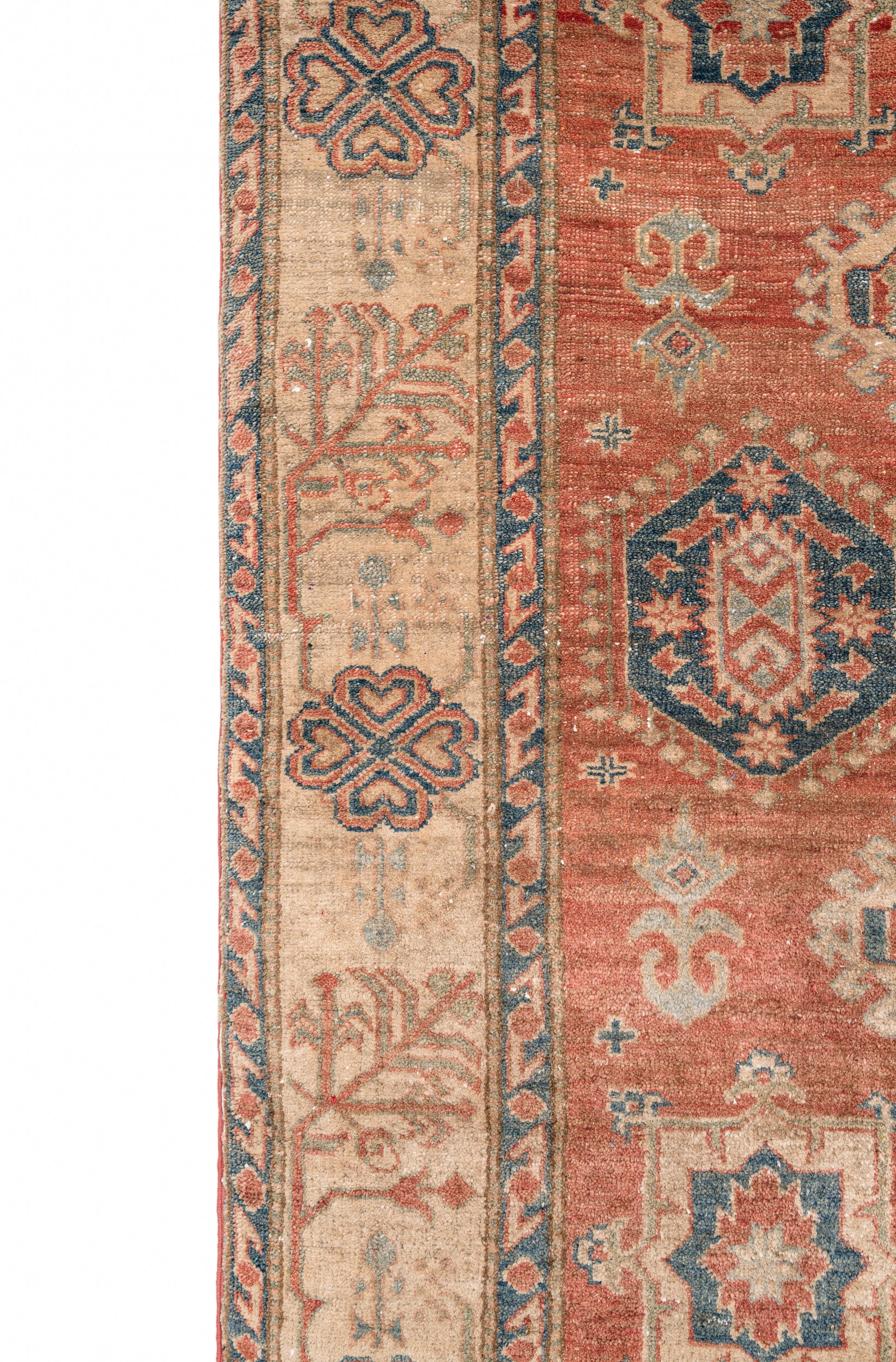 Vintage Afghan Kazak Rug 6' x 5'