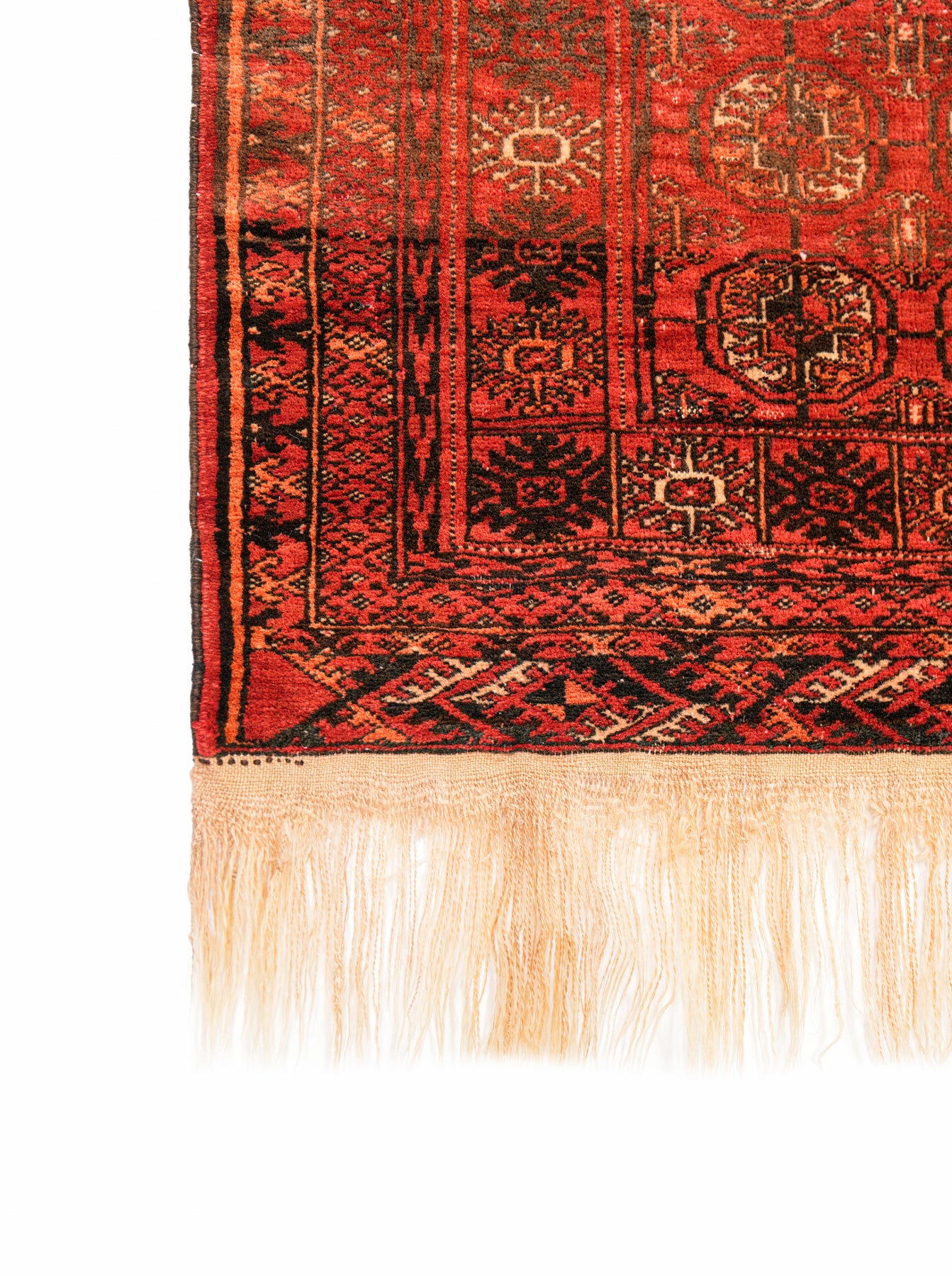 Vintage Turkoman Tekke Rug 4'7" x 3'3"