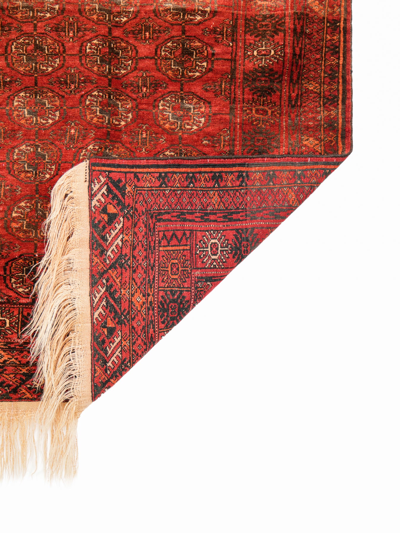 Vintage Turkoman Tekke Rug 4'7" x 3'3"