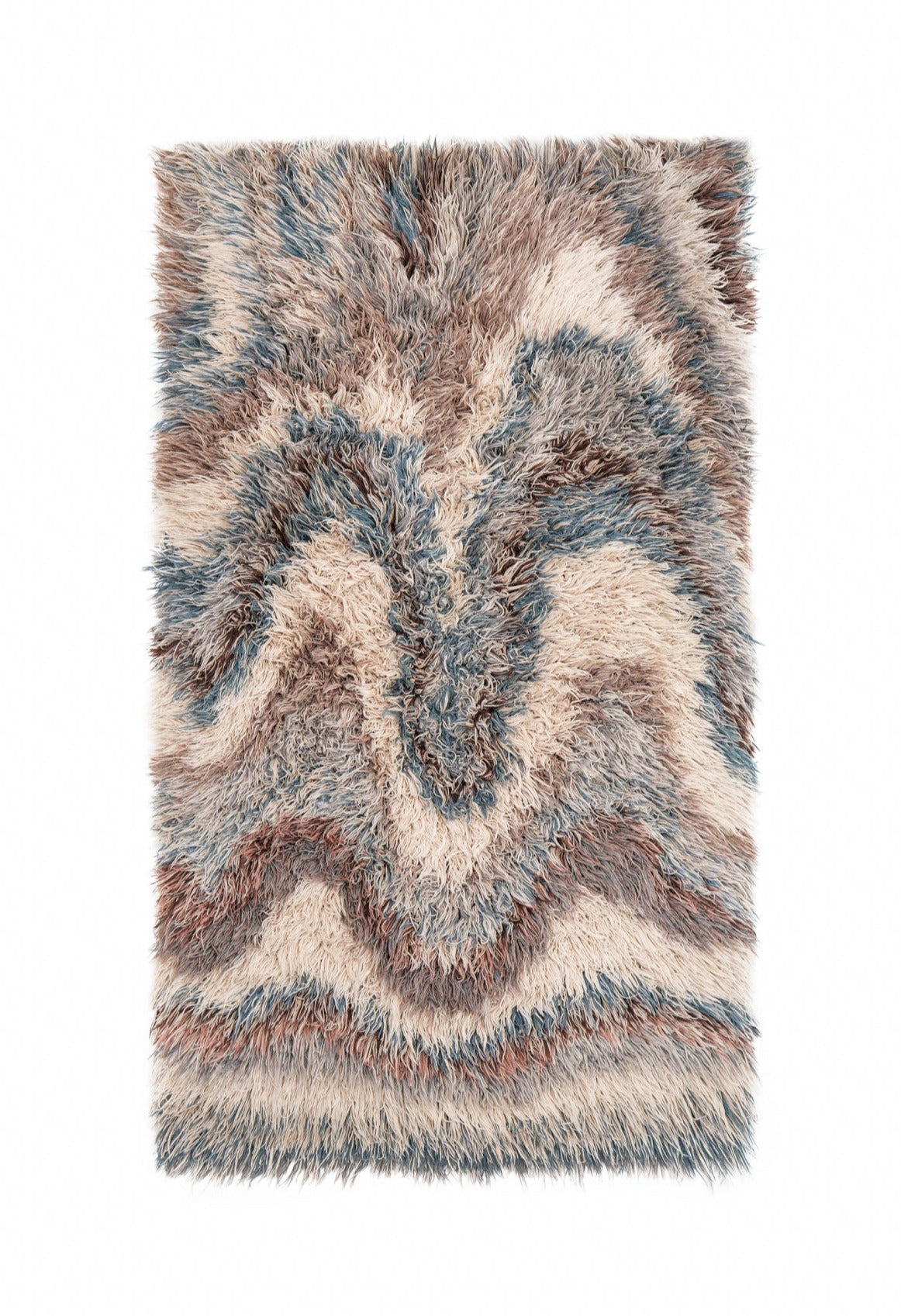 Vintage Scandinavian Rya Rug 3'9" x 2'4"