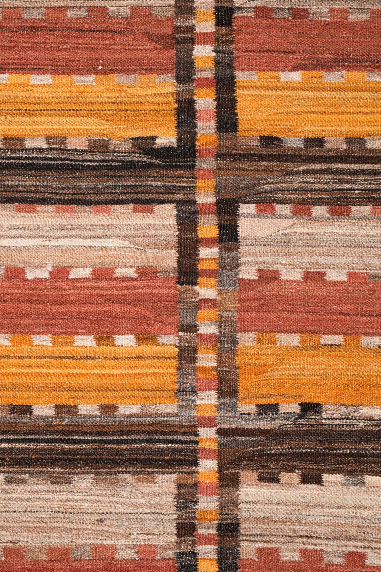 modern Swedish Design Kilim 9'8" x 6'6"