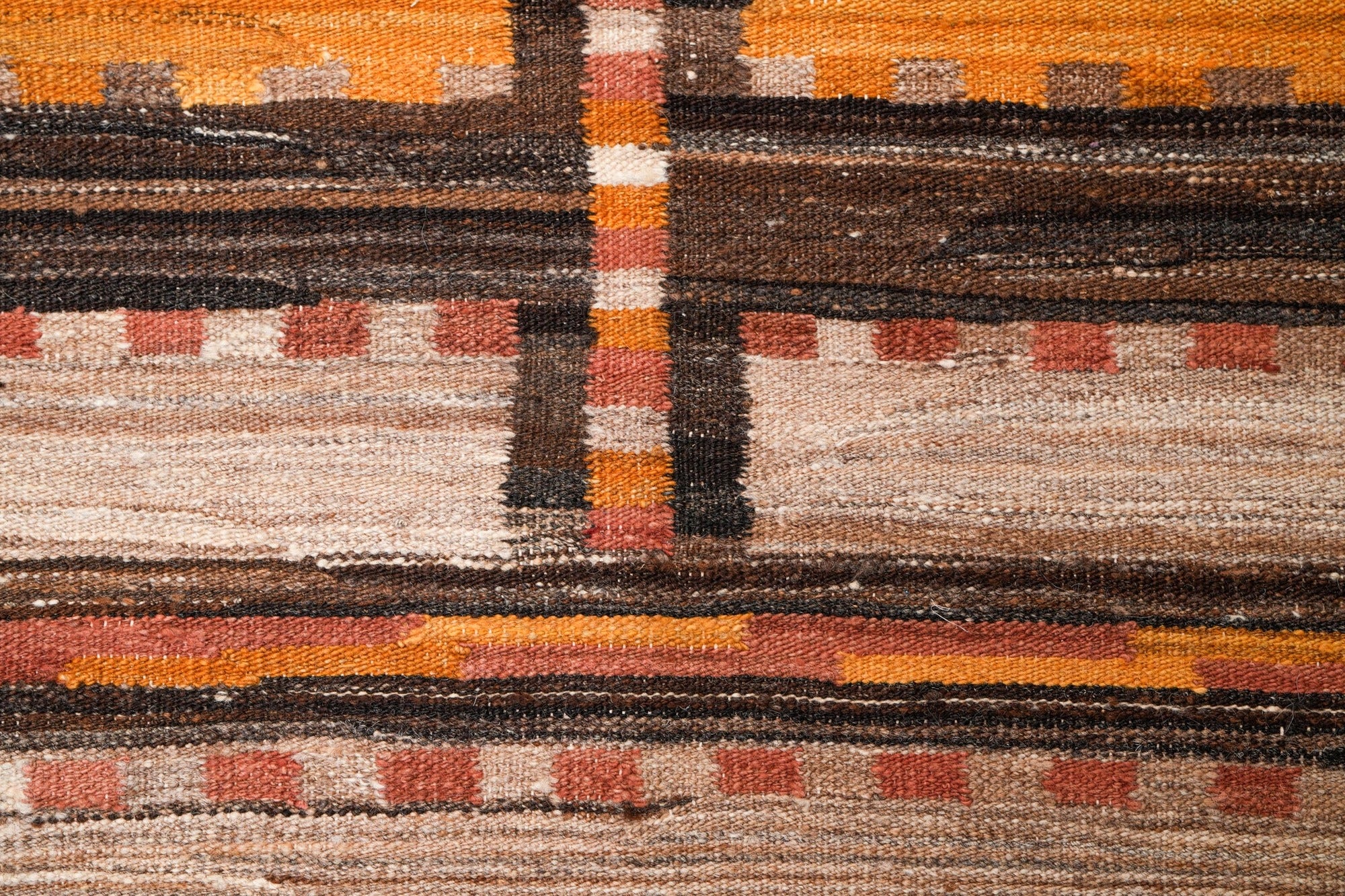 modern Swedish Design Kilim 9'8" x 6'6"