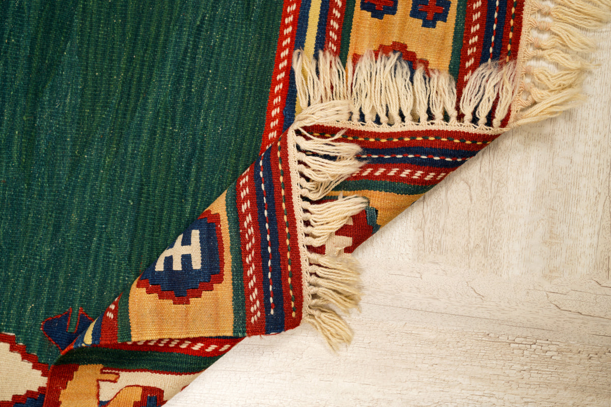 Vintage Turkish Tribal Kilim 5'4" x 3'8"