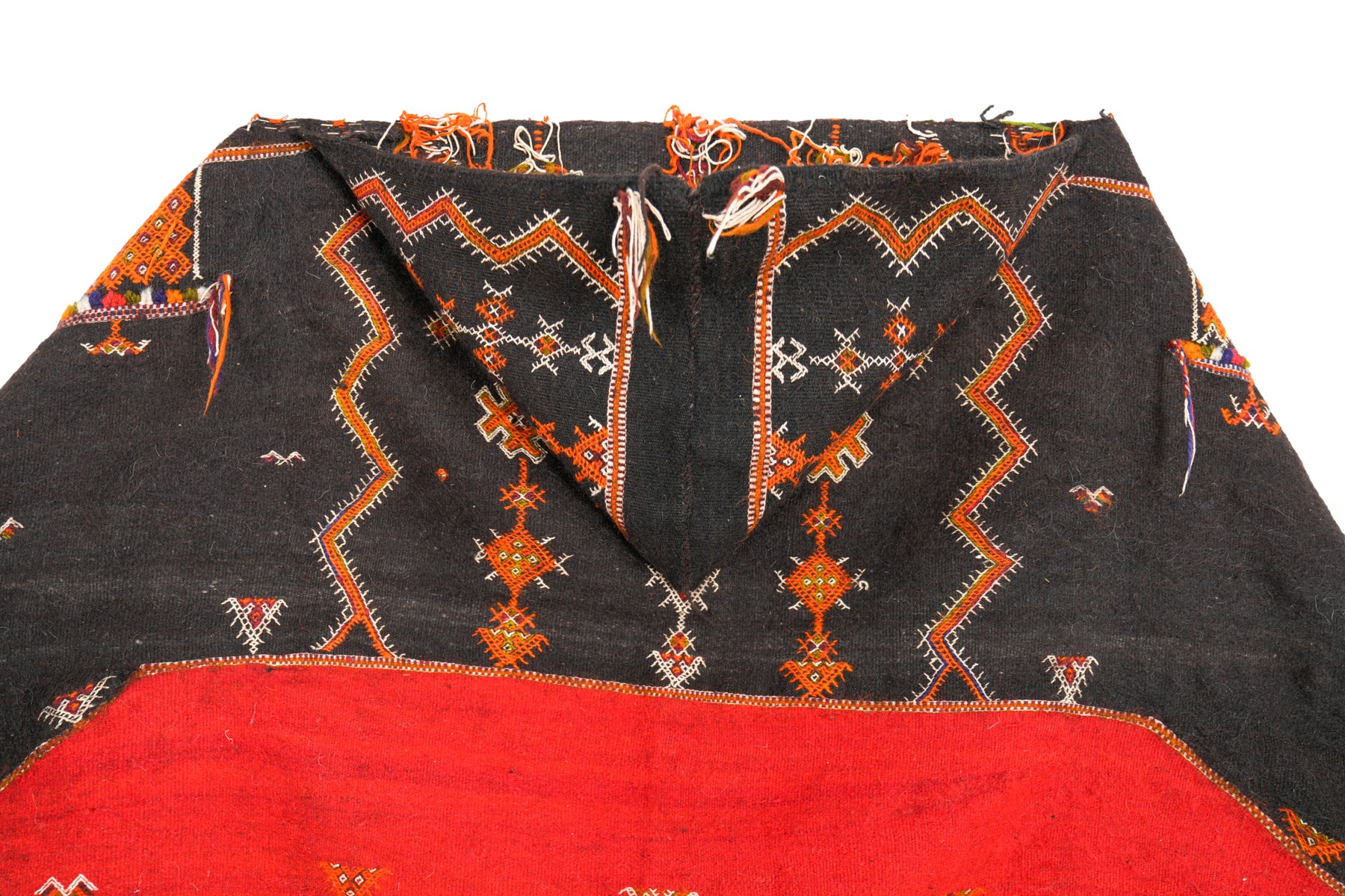 Vintage Moroccan cape AKHNIF 7'1" x 4'5"