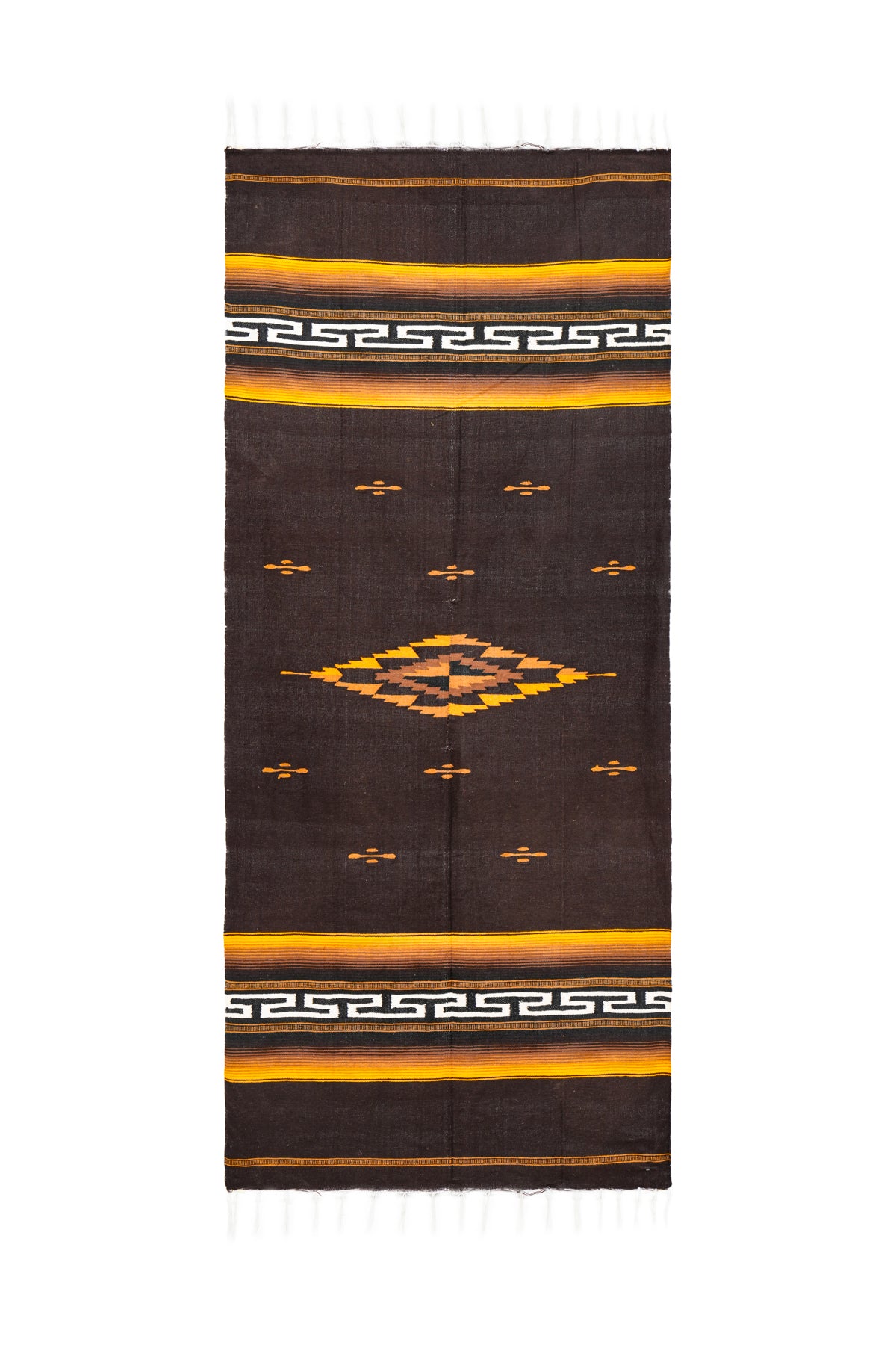 Vintage Mexican Serape Saltillo Kilim 6