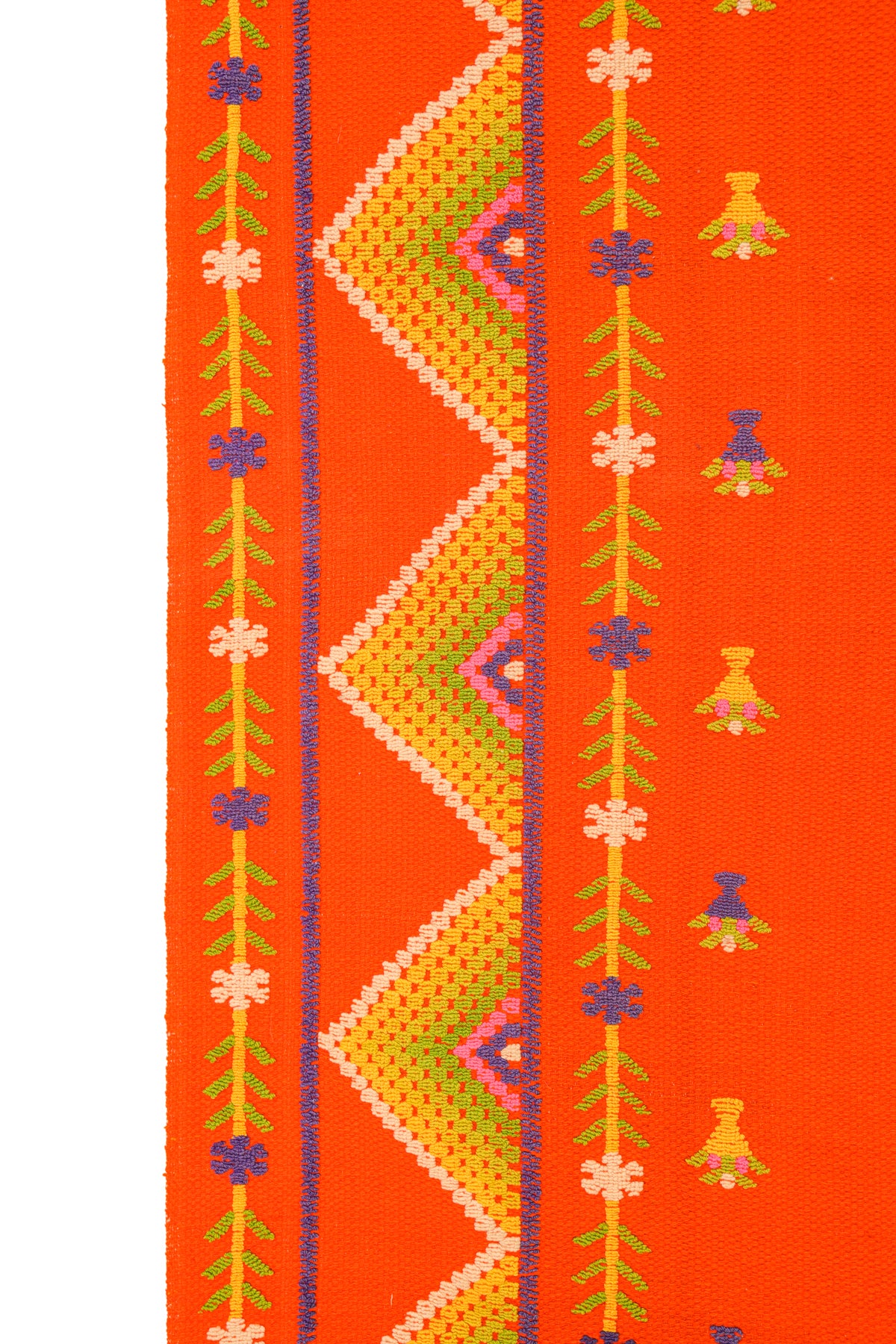 Antique Scandinavian Textile Embroidery 8' x 5'6"