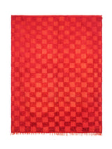 Vintage Moroccan Checkerboard Kilim 8'1" x 6'6"