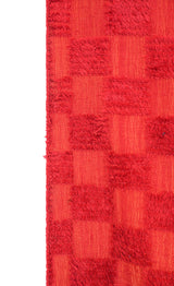 Vintage Moroccan Checkerboard Kilim 8'1" x 6'6"