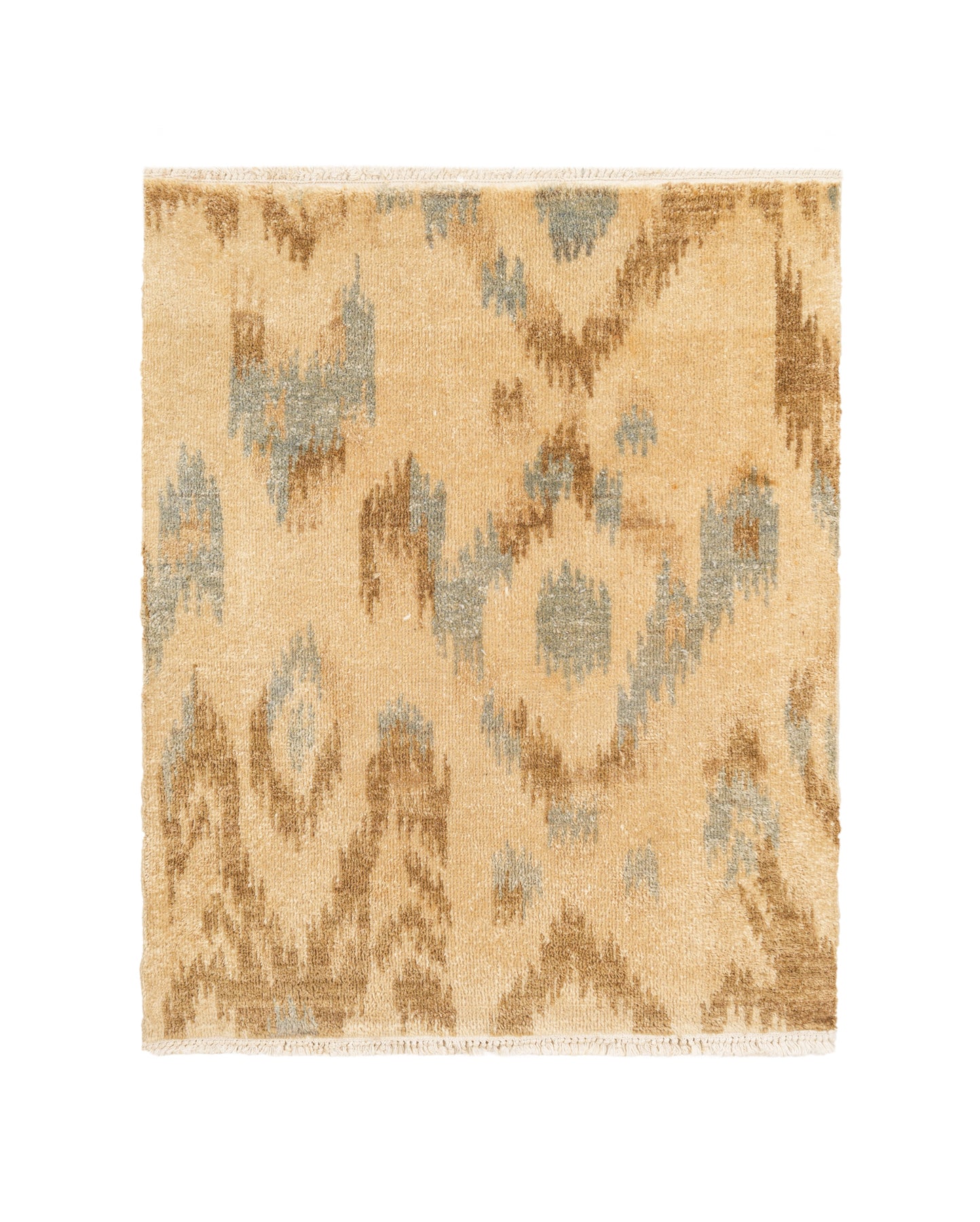 Vintage Afghan Modernist Rug 3'2" X 2'6"