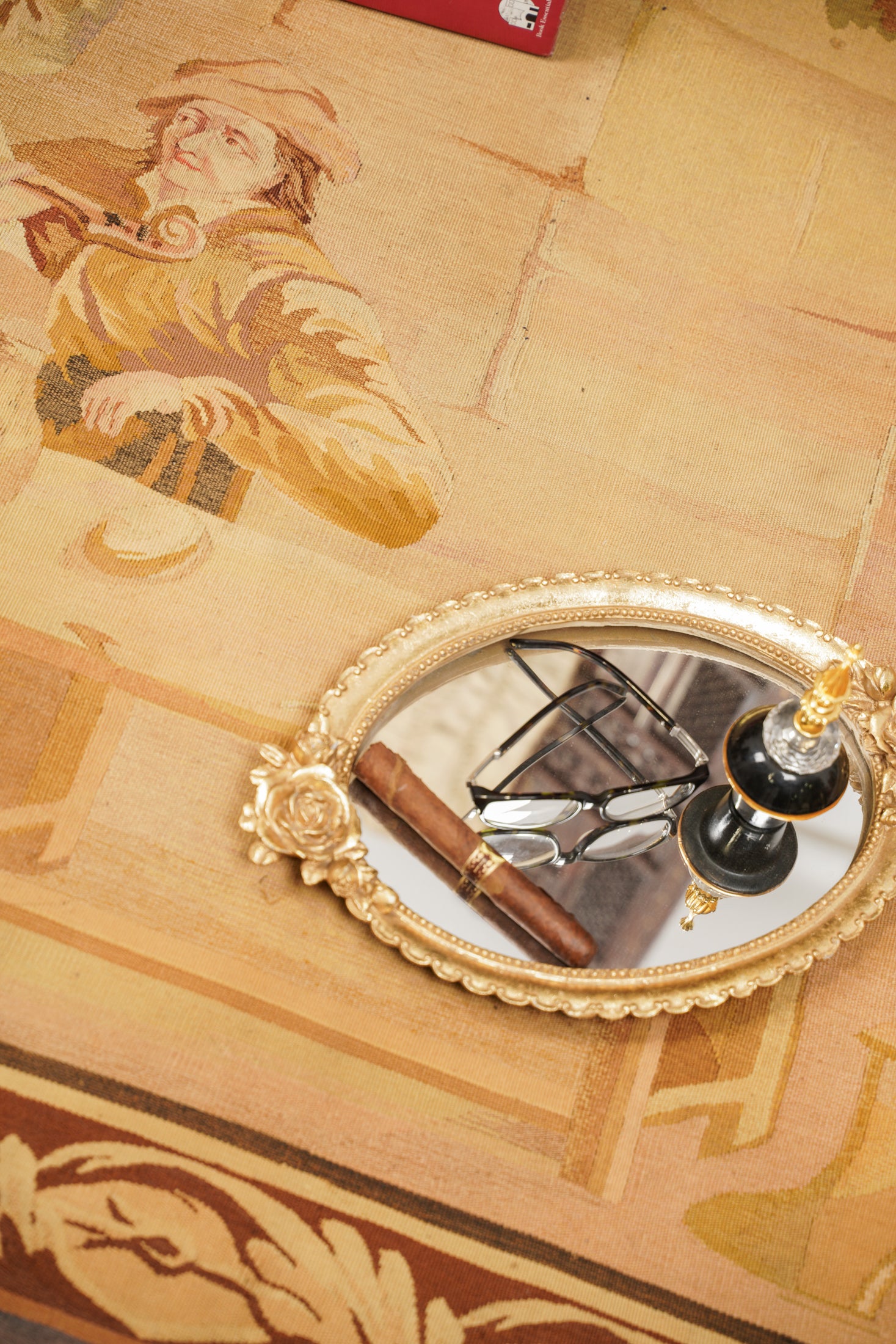 Antique European Pictorial Tapestry 6'9" x 4'10"