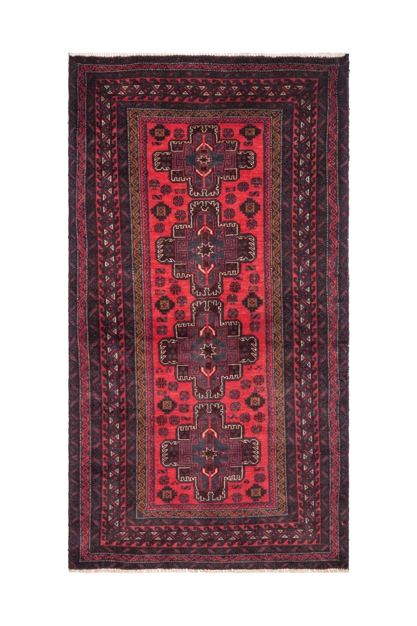 VINTAGE BALOCH RUG 6'7" 3'9"