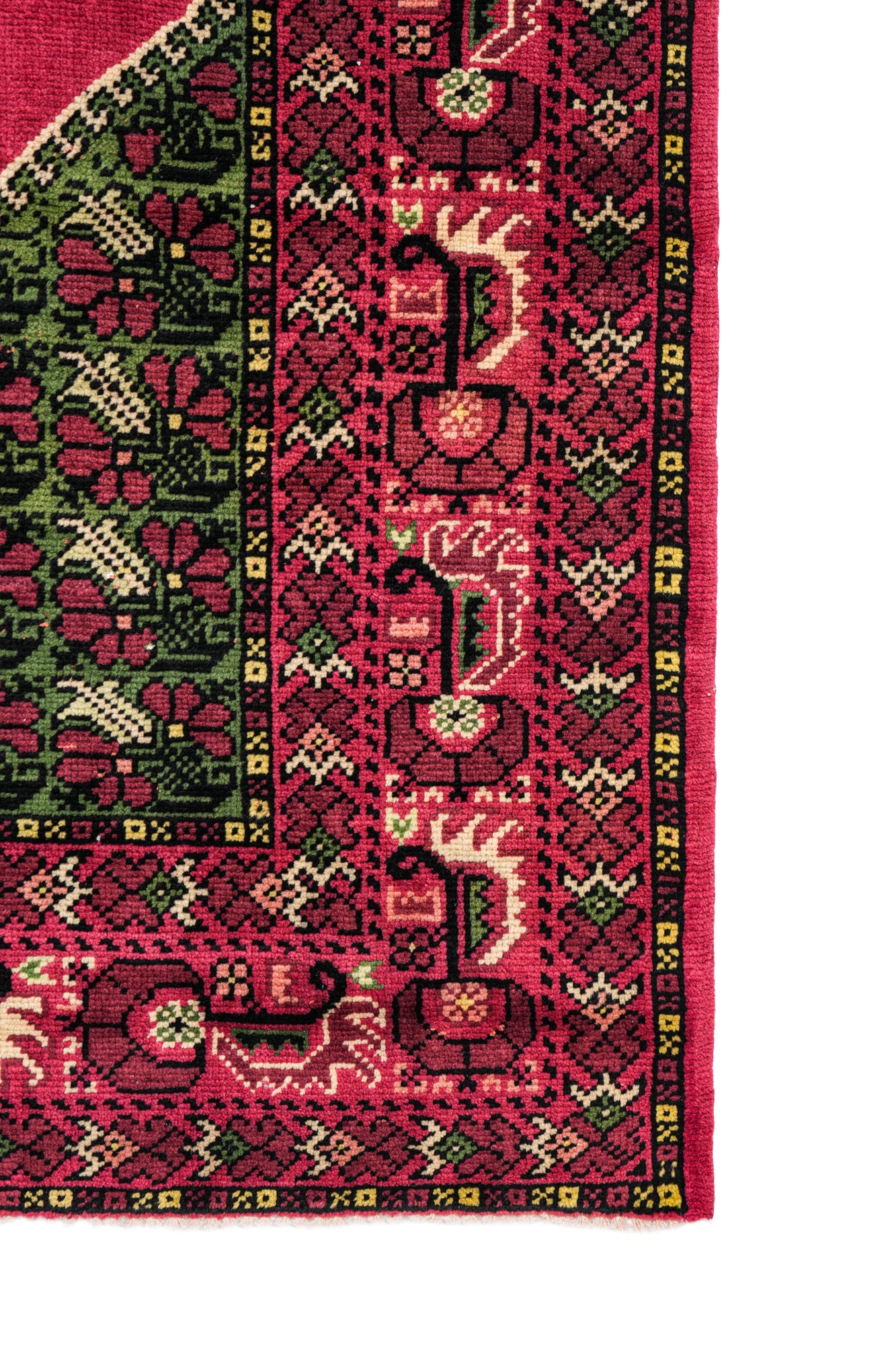 Vintage Rbati Moroccan Rug 5'9" x 4'