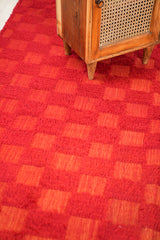 Vintage Moroccan Checkerboard Kilim 8'1" x 6'6"