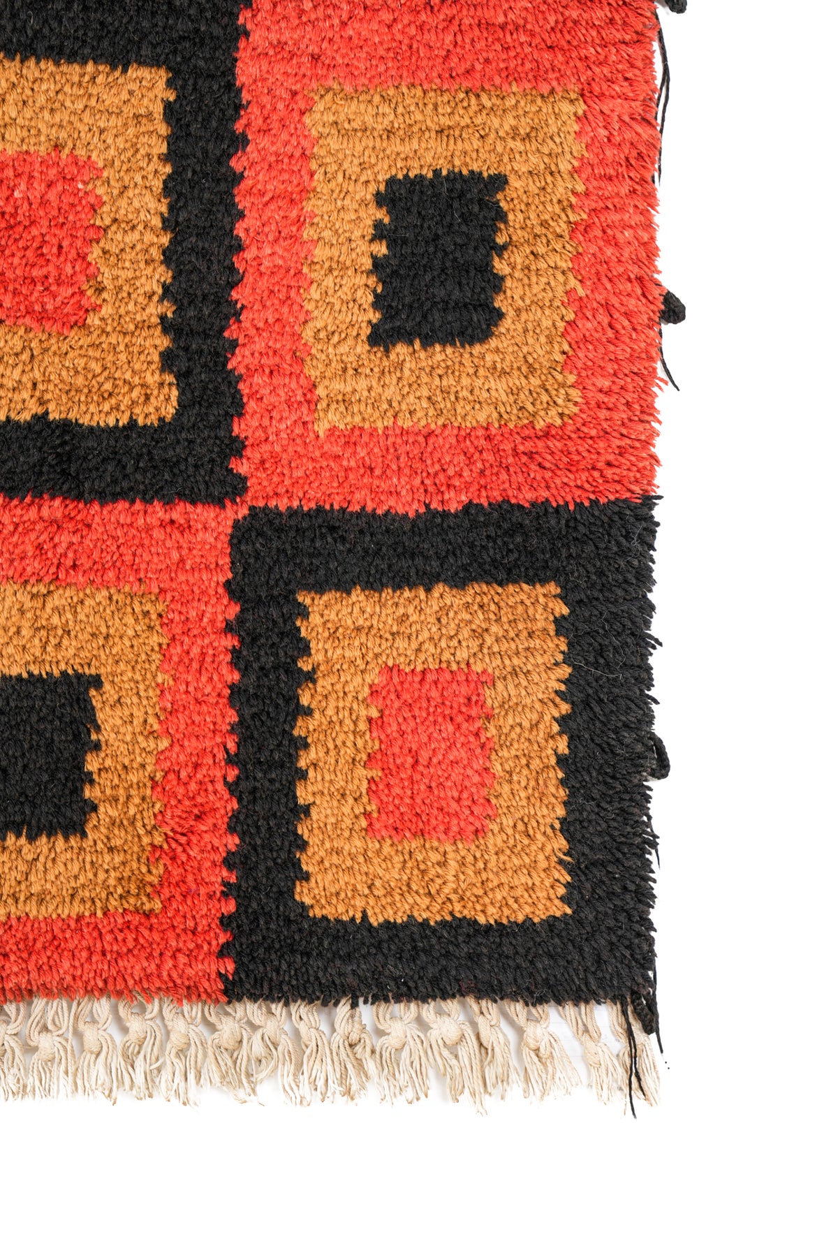 Vintage Scandinavian Rya Rug 4' x 2'5"