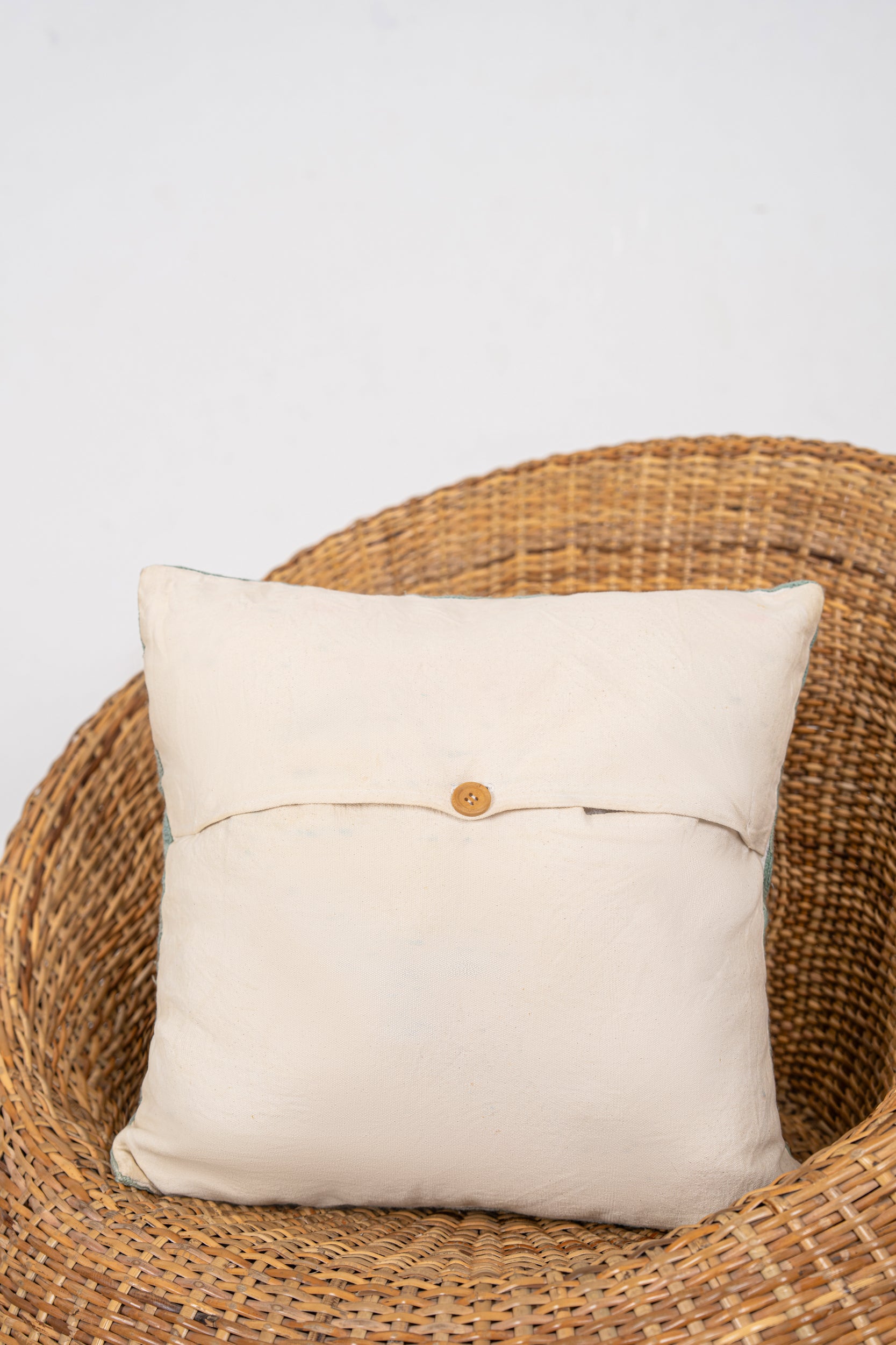 Vintage chain stitch Cushion 1'6" X 1'6"