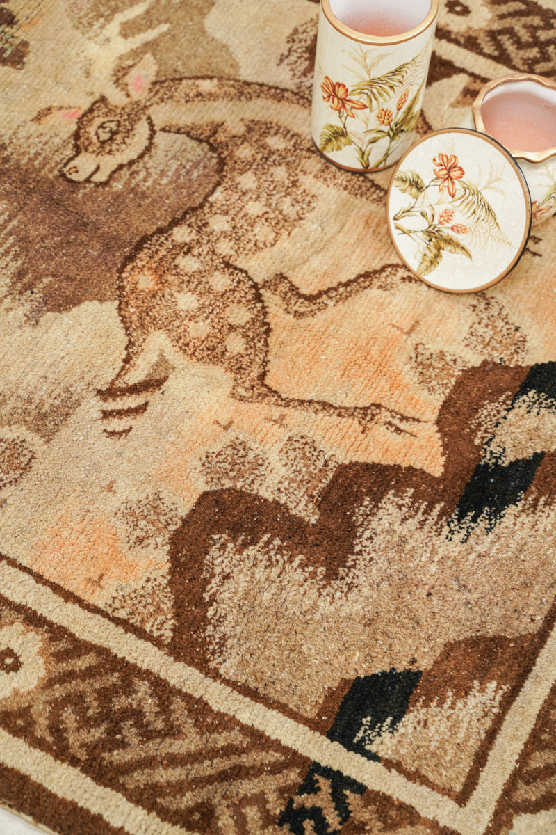 Antique Pao Tao Mongolian Rug 5'4" x 3'