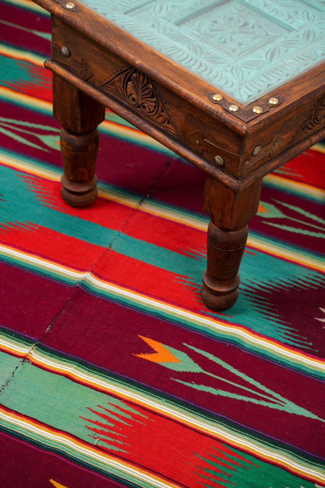 Vintage Balkan Kilim 6' x 4'4"