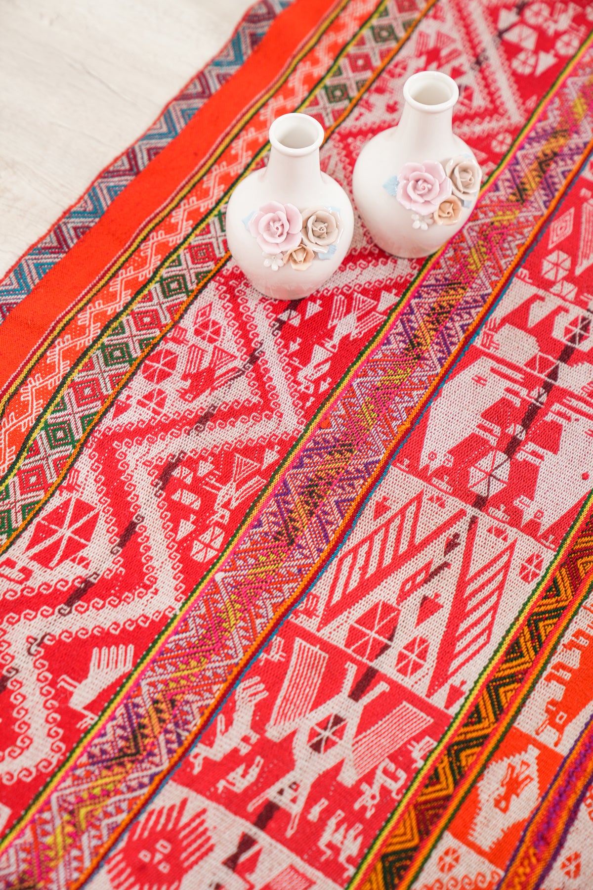 Vintage Aymara Bolivian Textile 3'8" x 3'6"