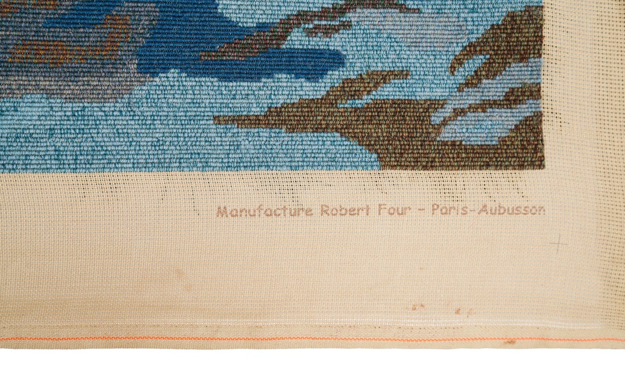 Vintage French Needle Point Tapestry 3'8" x 2'6"