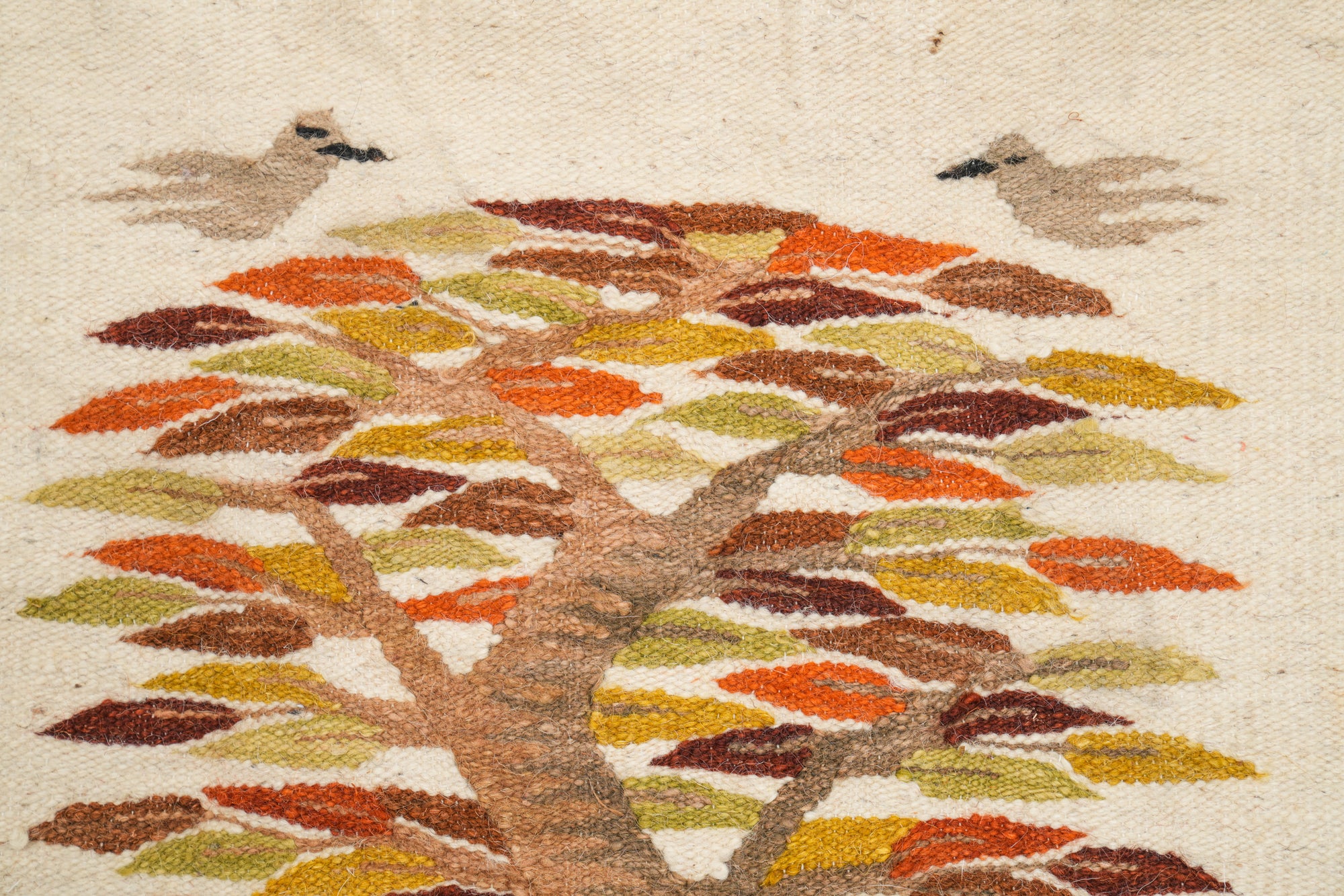 VINTAGE SWEDISH TAPESTRY KILIM 2'8" x 1'8"