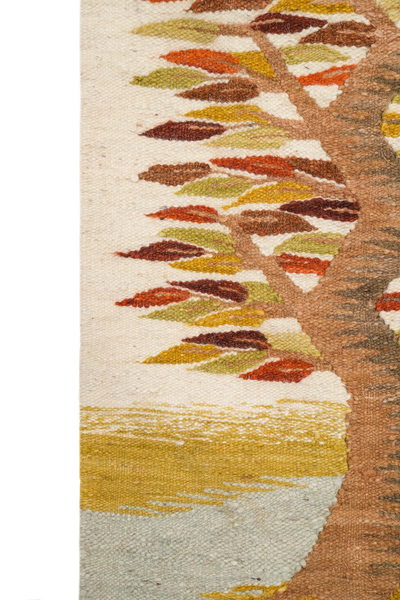 VINTAGE SWEDISH TAPESTRY KILIM 2'8" x 1'8"