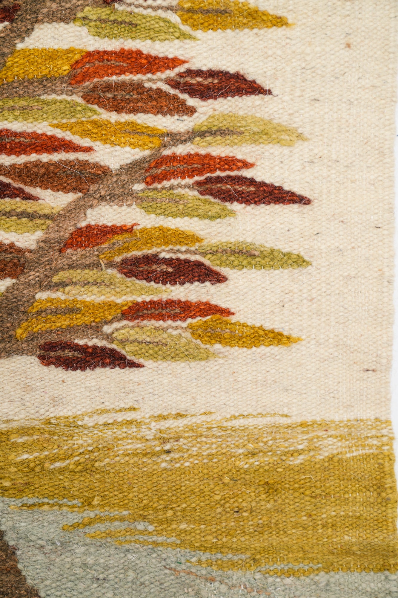 VINTAGE SWEDISH TAPESTRY KILIM 2'8" x 1'8"