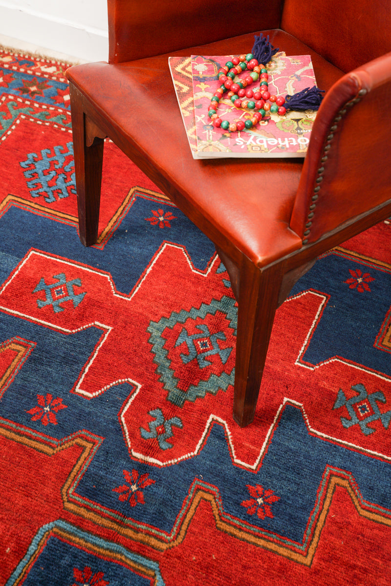 Antique Caucasian Kazak 10' x 6'