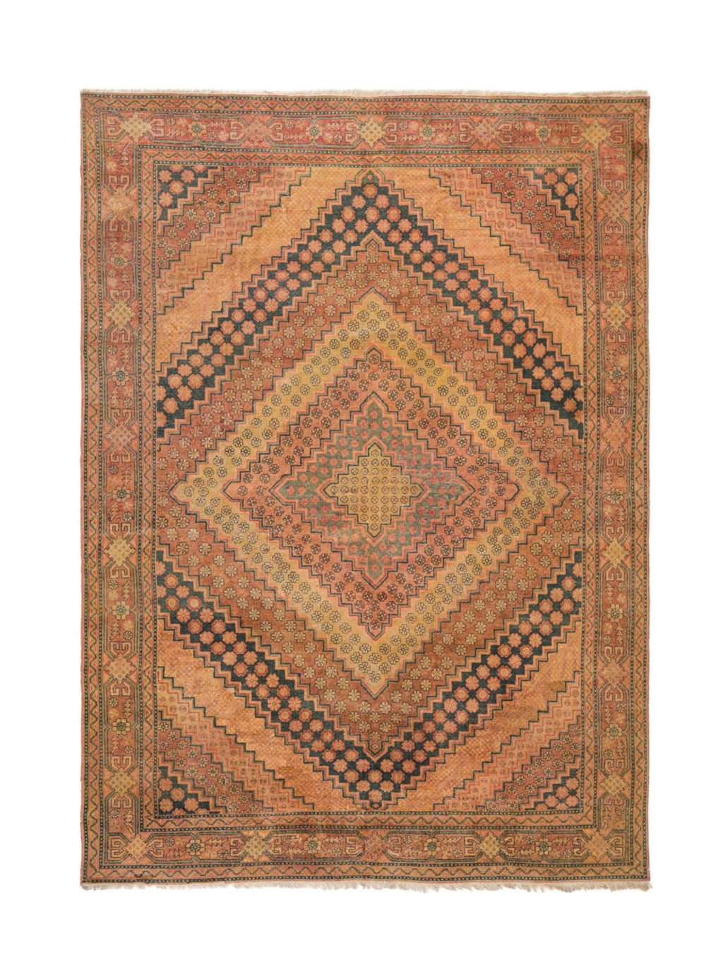 Krug - pinkutaan  Hand Knotted Khotan Wool Rug 7' 10