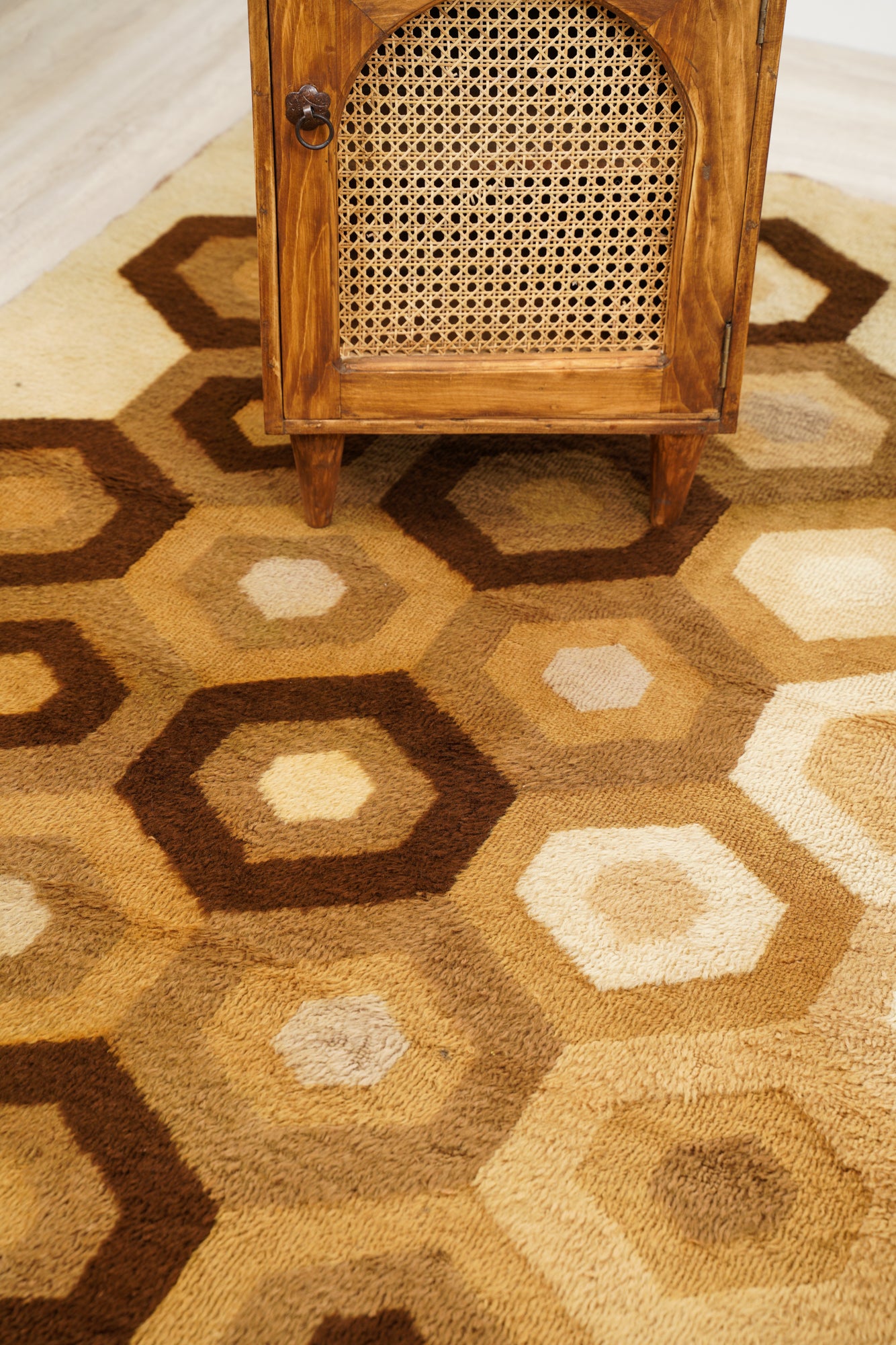 VINTAGE SCANDINAVIAN RYA RUG 6'6" x 4'10"