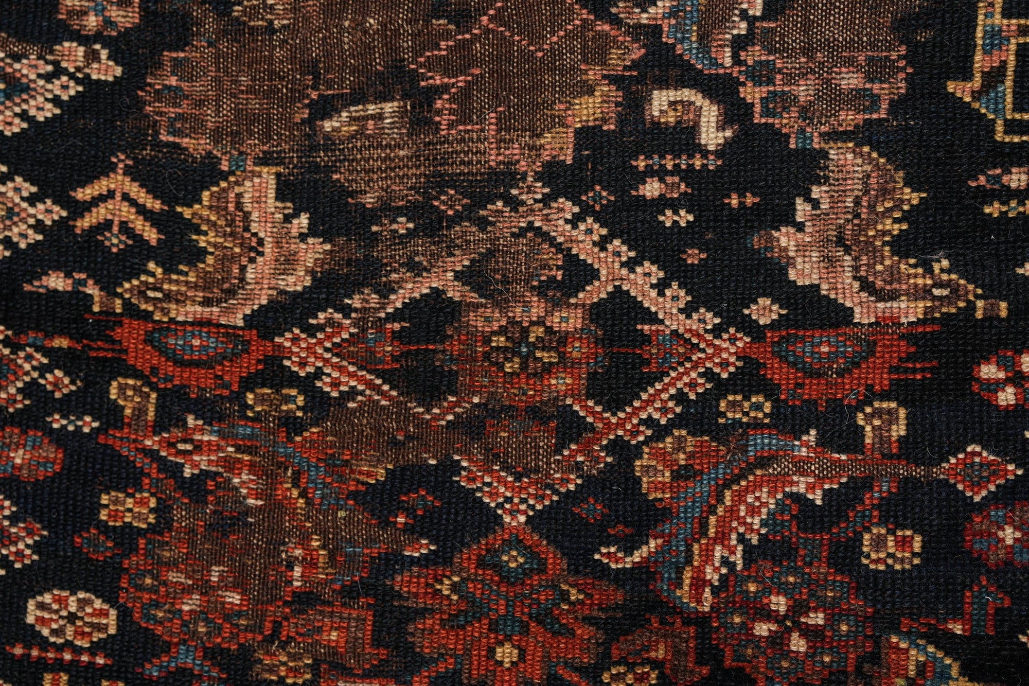 Antique Kurdish Rug 9'10" x 5'2"