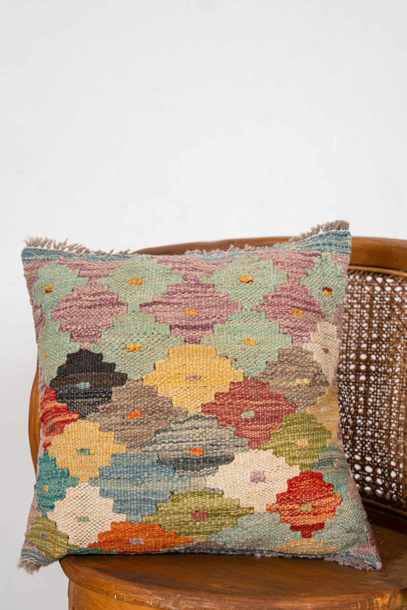 Two Vintage kilim Cushion covers 1'5" x 1'6"