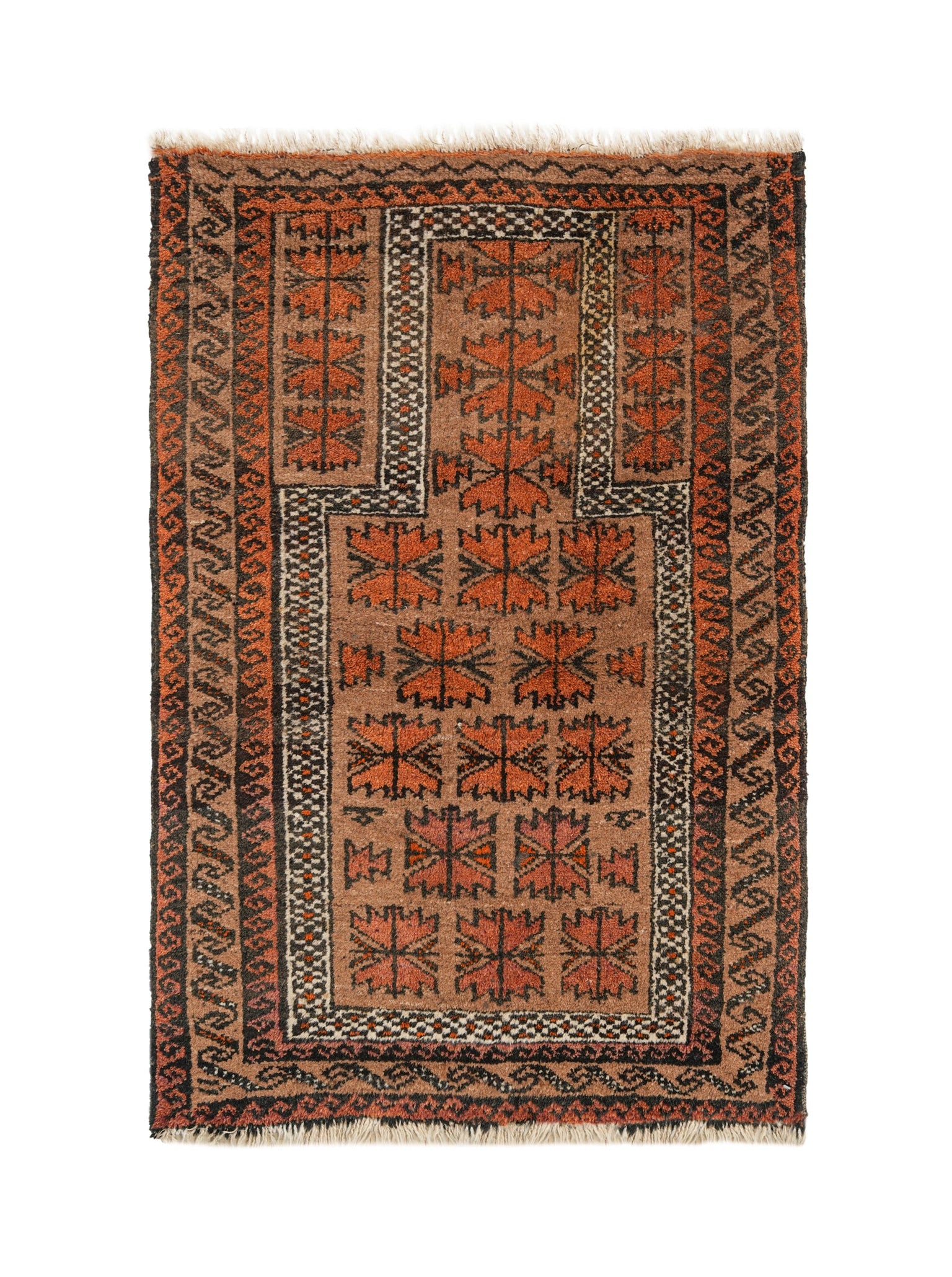 Vintage Balouch Rug 3'7" x 2'4"