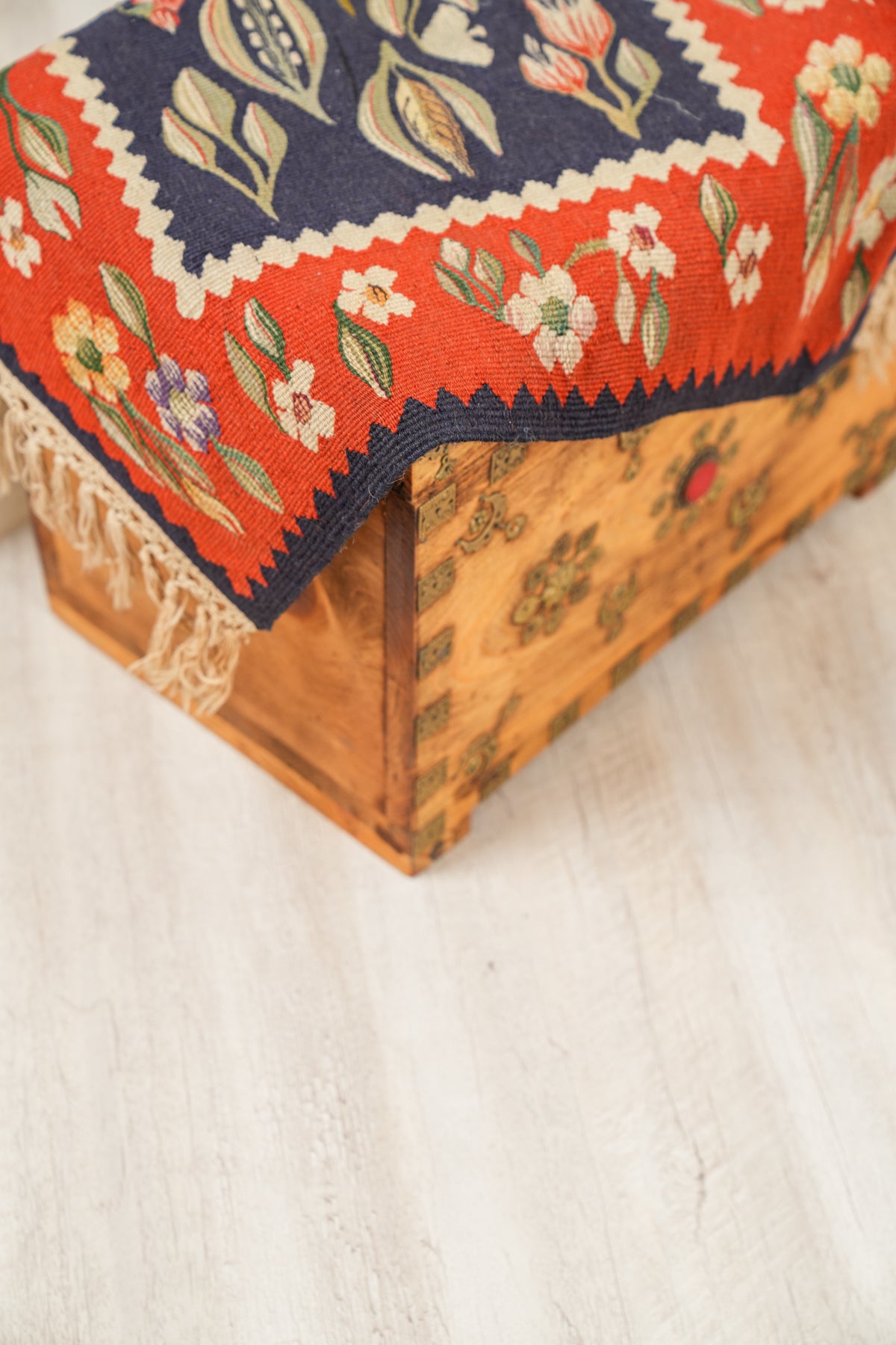 Antique Balkans Sarkoy Kilims 1'9" x 1'9" Each